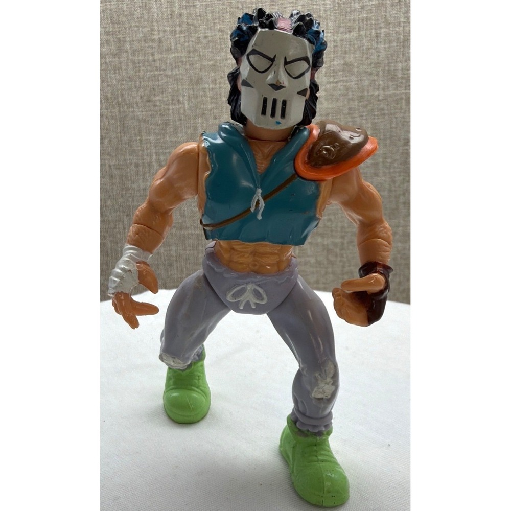 Vintage TMNT Casey Jones Action Figure Lot Playmates Toys Accessories Bundle - Picture 2 of 8